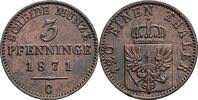 Preussen, Wilhelm I. 1861-1888 3 Pfennige -