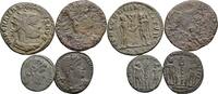 ROM Lot 4 Stück spätrömische Bronzemünzen -