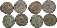 ROM Lot 4 Stück spätrömische Bronzemünzen -