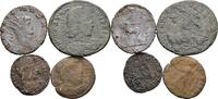 ROM Lot 4 Stück spätrömische Bronzemünzen -