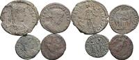 ROM Lot 4 Stück spätrömische Bronzemünzen -