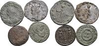 ROM Lot 4 Stück spätrömische Bronzemünzen -
