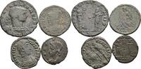 ROM Lot 4 Stück spätrömische Bronzemünzen -