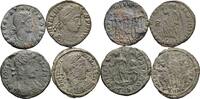 ROM Lot 4 Stück spätrömische Bronzemünzen -