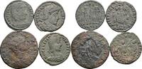 ROM Lot 4 Stück spätrömische Bronzemünzen -