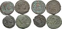 ROM Lot 4 Stück spätrömische Bronzemünzen -