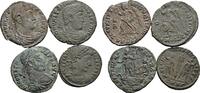ROM Lot 4 Stück spätrömische Bronzemünzen -