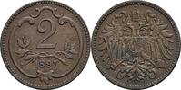 Österreich, Kaiser Franz Joseph I. 2 Heller -