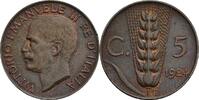 Italien, Victor Emanuel III. 1900-1946 5 Centesimi -