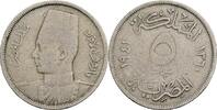 Ägypten 5 Milliemes 1941 Farouk I. 1936-1952 ss- 2,50 EUR  plus 10,00 EUR verzending
