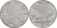 Italien, Victor Emanuel III. 1900-1946 50 Centimes -