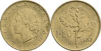 Italien 20 Lire 1982 ss 2,50 EUR  plus 10,00 EUR verzending