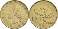 Italien 20 Lire 1982 ss+ 2,50 EUR  plus 10,00 EUR verzending