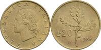 Italien 20 Lire 1989 ss 2,50 EUR  plus 10,00 EUR verzending