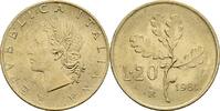 Italien 20 Lire 1981 ss+ 2,50 EUR  plus 10,00 EUR verzending