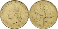 Italien 20 Lire 1986 ss+ 2,50 EUR  plus 10,00 EUR verzending
