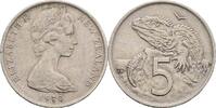 Neuseeland 5 Cents Queen Elizabeth II. -