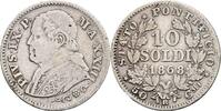 Italien,Kirchenstaat 10 Soldi Pius IX. -