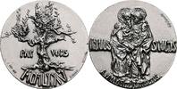 Vatikan Paul VI. high relief AG Medaille -