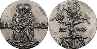Vatikan Paul VI. high relief AG Medaille -