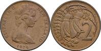 Neuseeland 2 Cents Queen Elizabeth II. -