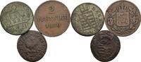 Altdeutschland Lot 3 Stück Kleinmünzen -