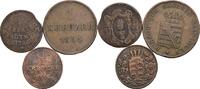 Altdeutschland Lot 3 Stück Kleinmünzen -