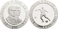 Spanien 2000 Pesetas Olympische Sommerspiele Barcelona 1992-Fussballspieler -