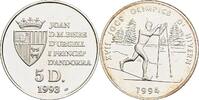 Andorra 5 Diners Olympische Winterspiele Lillehammer 1994-Skilangläufer -