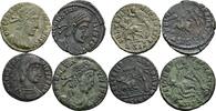 ROM AE3 Siscia Lot mit 4 Münzen Constantius II. 337-361 -