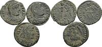 ROM AE 3 Bronzemünzen Lot mit 3 Stück Valens 364-378 -