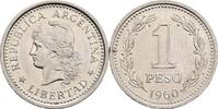 Argentinien 1 Peso 1960 vz- 2,50 EUR  plus 10,00 EUR verzending