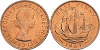 Großbritannien Half Penny Queen Elizabeth II. -
