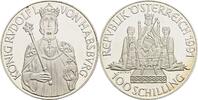 Österreich, 2. Republik 100 Schilling König Rudolf I. -