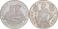 Österreich, 2. Republik 100 Schilling Millenium Serie / Karl V. -
