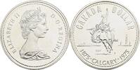 Kanada, Elizabeth II. 1 Dollar 100 Jahre Stadt Calgary -