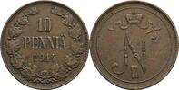 Finnland Großfürstentum (1809-1917) 10 Penniä 1914 Nikolaj II. 1894-1917... 6,00 EUR  plus 10,00 EUR verzending