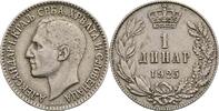 Königreich Jugoslawien 1 Dinar Alexander I. 1921-1934 -