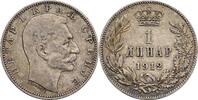 Königreich Serbien 1 Dinar Peter I. 1903-1918 -