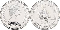 Kanada, Elizabeth II. 1 Dollar 100 Jahre Stadt Calgary -
