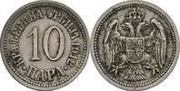Königreich Serbien 10 Para Peter I. 1903-1918 -