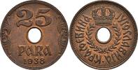 Königreich Jugoslawien 25 Para Peter II. 1934-1943 -