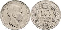Königreich Jugoslawien 10 Dinara Peter II. 1934-1943 -