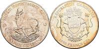 Gabun 1000 Francs (1 Oz) 65 Jahre Springbock als Motiv von Silbermünzen -