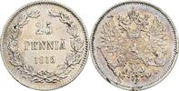 Finnland Großfürstentum 25 Penniä Nikolaj II. 1894-1917 -