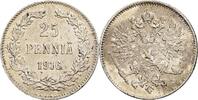 Finnland Großfürstentum 25 Penniä Nikolaj II. 1894-1917 -