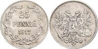 Finnland Großfürstentum 25 Penniä Nikolaj II. 1894-1917 -