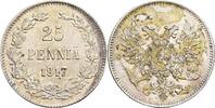 Finnland Großfürstentum 25 Penniä Nikolaj II. 1894-1917 -