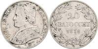 Italien-Kirchenstaat Vatikan 20 Baiocchi Papst Pius IX.1846-1870 -