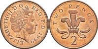 Großbritannien 2 Pence Queen Elizabeth II. -